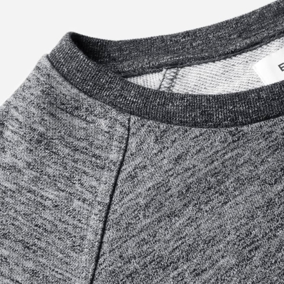 Everlane The Crew Sweatshirt Grey Marled - Picture 7 of 8